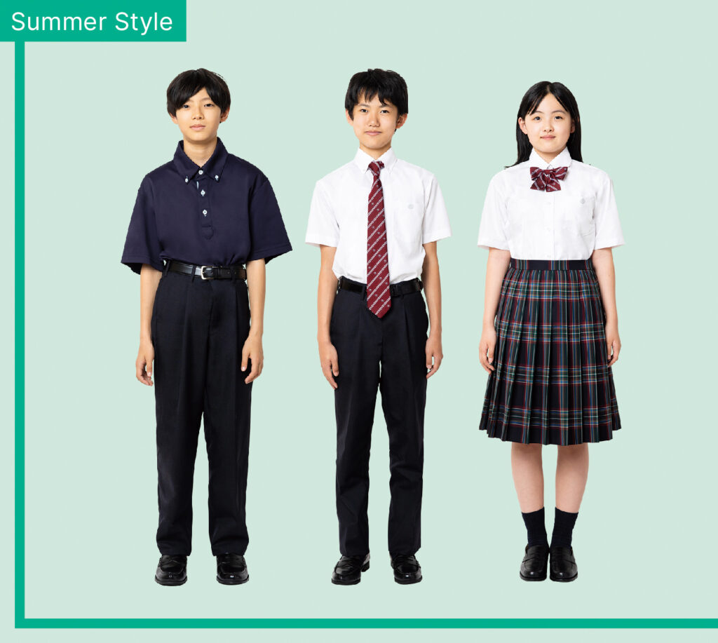 夏服 中学 